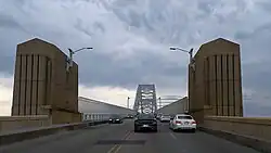 suicide deterrent fences and a sidewalk