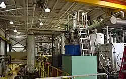 The 25 MW Helium refrigeration system that cools the superconducting magnets down to the operating temperature of 4.5 K[17]