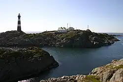 View of the Hellisøy Lighthouse