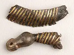 Colour photograph of the Hellvi helmet eyebrow