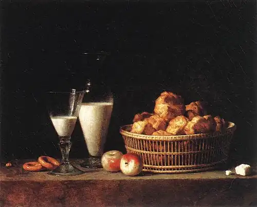 Still-Life with a Carafe of Barley Wine by Henri-Horace Roland Delaporte