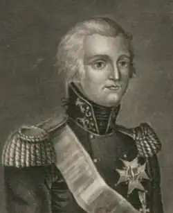 The enthusiastic Louis Antoine, Duke of Enghien led the French Émigré Army in a fierce flanking maneuver, including a bayonet charge on the village of Steinstadt, to overwhelm Republican forces.