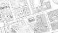 Henrietta Place marked as Henrietta Street on an 1870s Ordnance Survey map