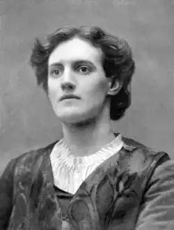 Young white man in mediaeval costume