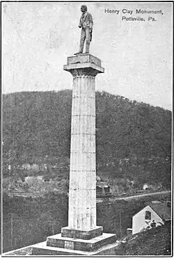Henry Clay Monument, Pottsville, Pennsylvania, circa 1910