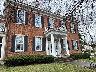 Henry Stanbery House - Built about 1835 for Henry Stanbery, law partner of Thomas Ewing. Stanbery was the first Attorney General of the State of Ohio. Stanbery later served as U.S. Attorney General in the Andrew Johnson administration.
