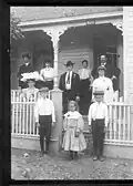 Weiss Family at the family residence in San Antonio, circa 1904