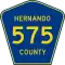 County Road 575 marker
