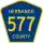 County Road 577 marker