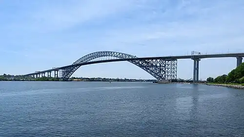 The Bayonne Bridge, the 6th longest steel arch bridge in the world