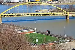 Highmark Stadium as seen from Mount Washington