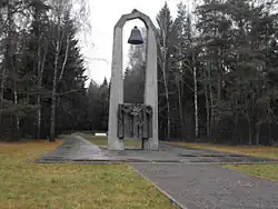Memorial at the site of the mass murder of Jews in June 1942.