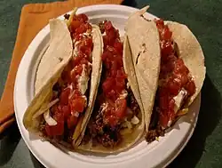 Taco, of Mexican origin