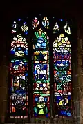 South aisle, west window (Evie Hone, 1955)