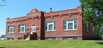 Hooker County Courthouse in Mullen