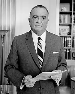 J. Edgar Hoover, first director, Federal Bureau of Investigation