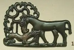 Horse attacked by tiger, Ordos, 4th-1st century BCE[63]