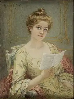 The letter of Manon, Musée du Louvre