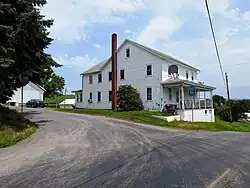 House at the intersection of Ridge Road and Erdman Road
