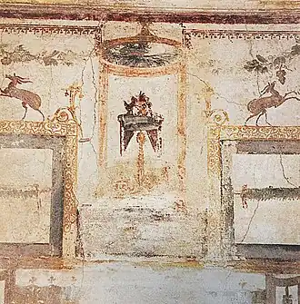 Triclinium East Wall Upper Zone