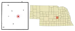 Location of St. Paul, Nebraska