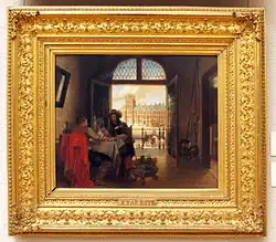 The Farewell, 1847, by Hubertus van Hove