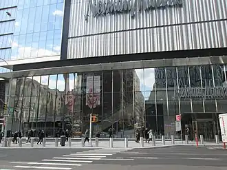 10th Avenue mall entrance, seen in March 2019