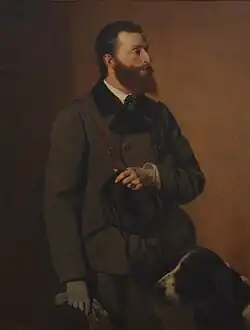 Portrait of his eldest son, Prince Hugo, by Heinrich von Angeli, c. 1885