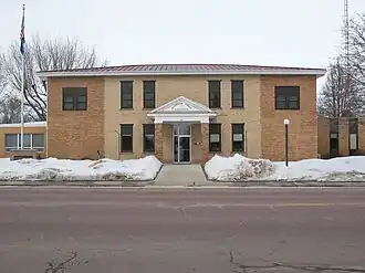 The Hutchinson County courthouse, February 2010