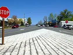 Hwy 299 East & Main Street, Fall River Mills.