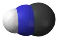 Hydrogen cyanide space filling