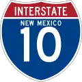 Interstate 10 marker