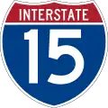 Interstate 15 marker