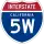 Interstate 5W marker