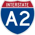 Interstate A-2 marker