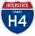 Interstate 4 marker