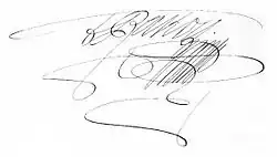Francis II Rákóczi's signature