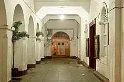 Inside the municipal hall