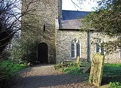 St Finian's Church in Newcastle adjoins an earlier residential fortified tower