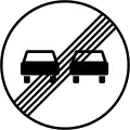 End of no-overtaking zone