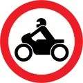 No motorcycles