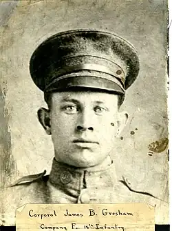James B. Grehsam in uniform