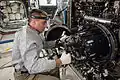 Expedition 35 Flight Engineer Chris Cassidy removes and replaces one of the Fuel Reservoirs with the MDCA Chamber Insert Assembly (CIA)