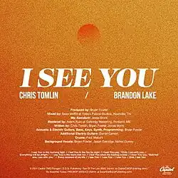 "I See You" Single Cover