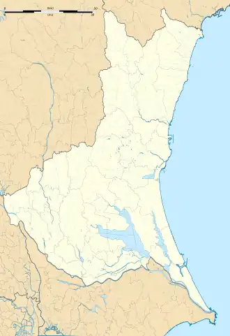 IBR/RJAH is located in Ibaraki Prefecture