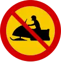 Snowmobiles prohibited entry
