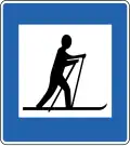 Cross-country ski area