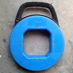 A 75' steel fish tape.