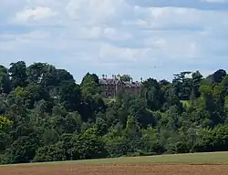 view towards Idsworth House apartments