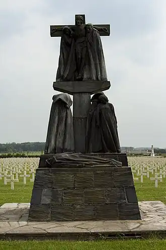 Fréour's sculpture in the Saint-Charles de Potyze French military cemetery.